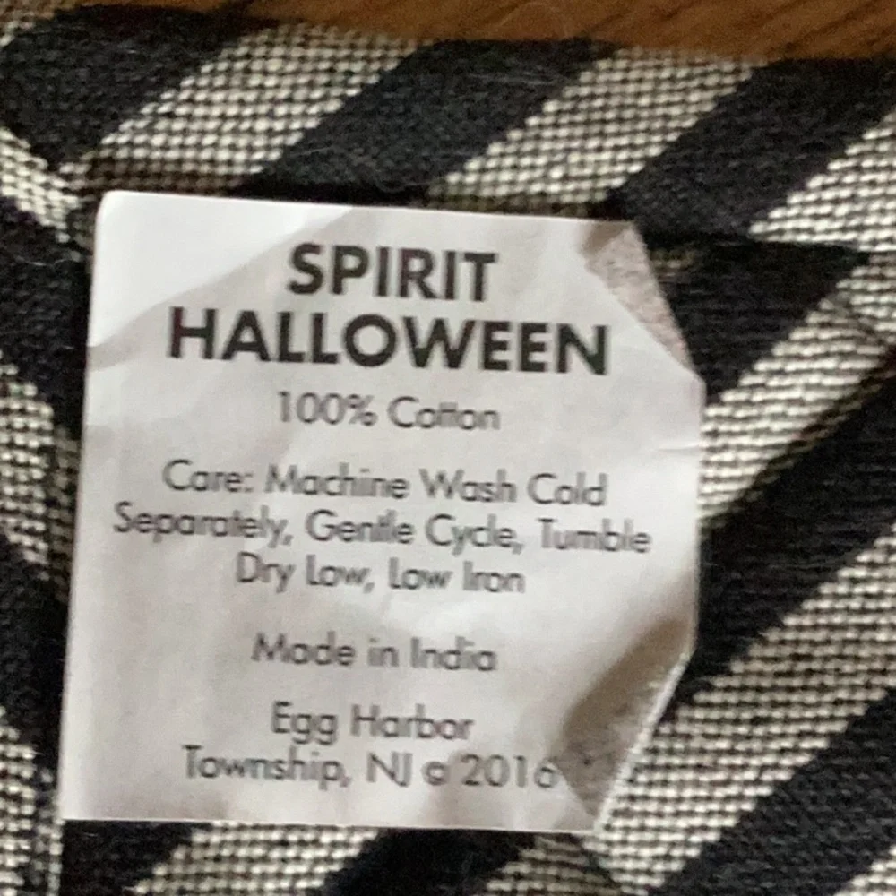Spirit Black and White Striped Fabric